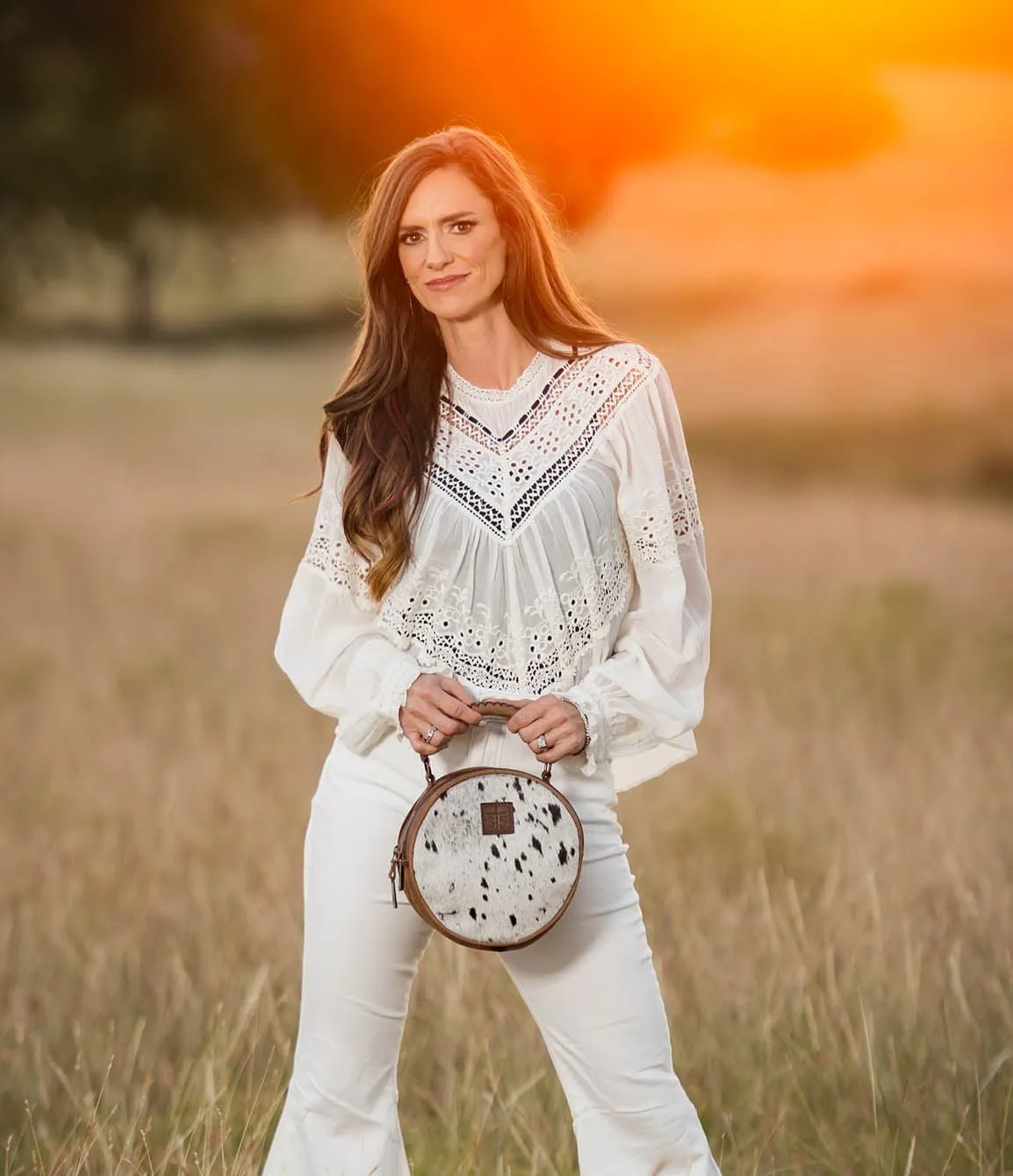 STS Cowhide Sage Satchel