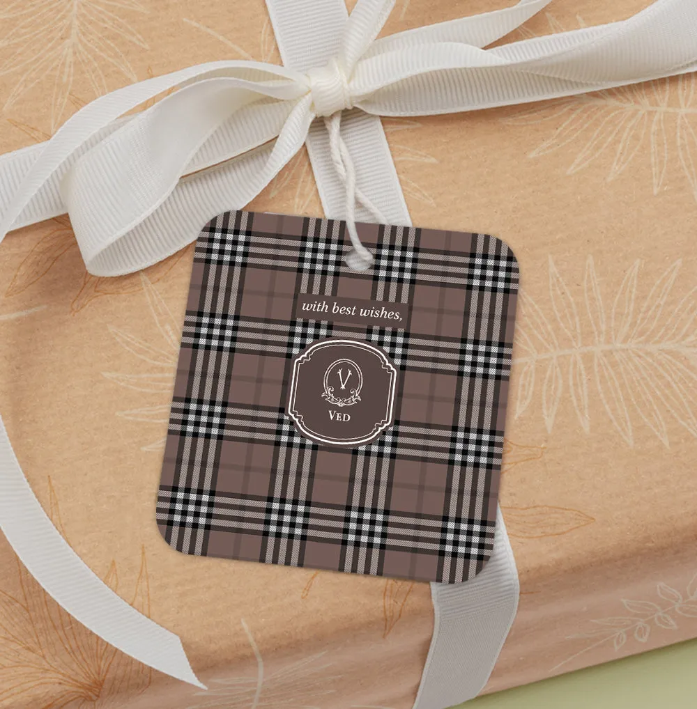Tartan Gift Tag