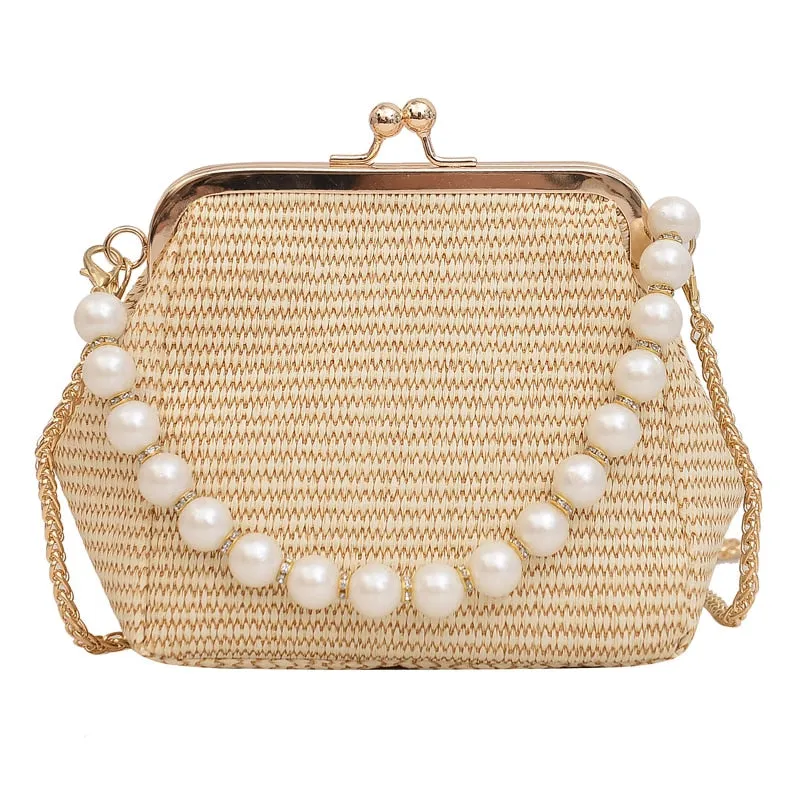 Trendy Straw Weave Shoulder Bag