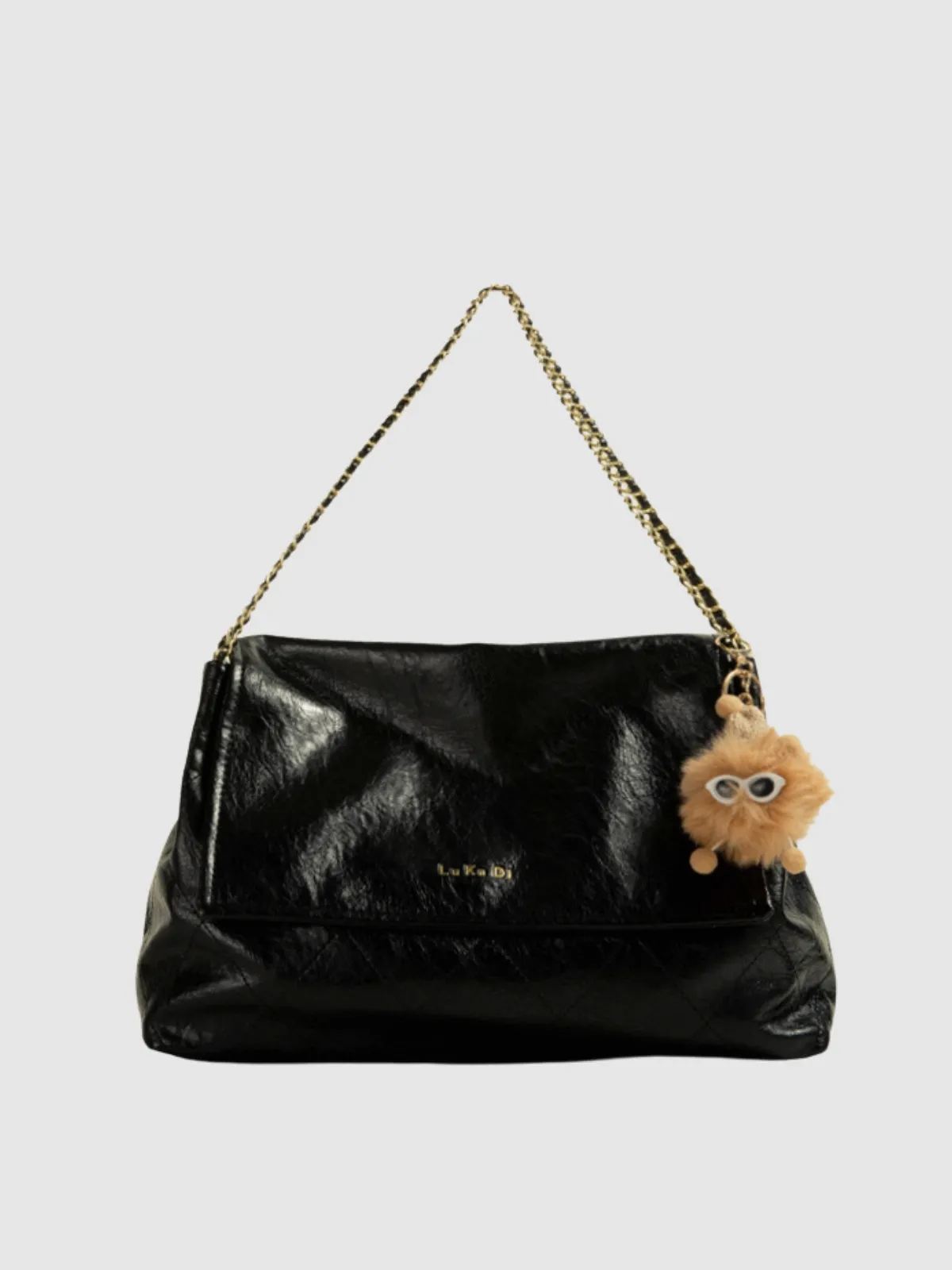 WLS Trendy Texture Shoulder Tote Bag