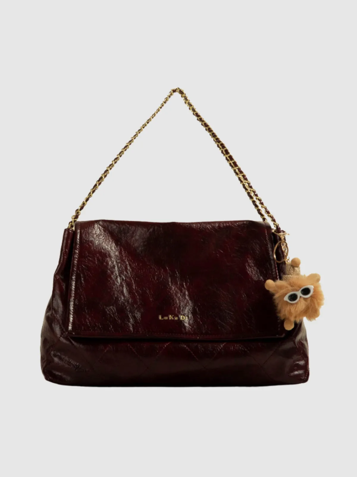 WLS Trendy Texture Shoulder Tote Bag